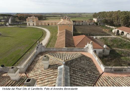 Veduta dal Real Sito di Carditello. Foto di Amedeo Benestante